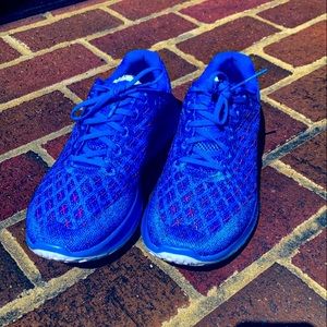 Under Armour Flow Velocity Wind Blue Running Shoes 9.5 Men Great condition